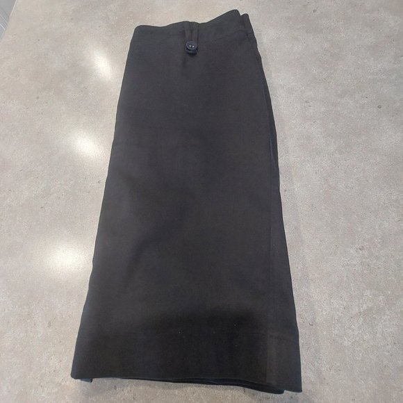 SUZY SHIER Women's Black Lined Pencil Skirt w/Belt Loops/Front Zipper - Sz 9/10 - Picture 5 of 9